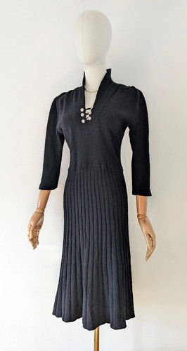 Vintage 1940s 1930s black - 1930s,