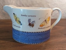 Lovely Wedgwood Sarah's Garden Blue Bottom Gravy Boat - Vintage 1997