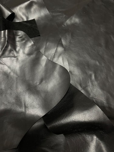 Black upholstery leather - black,