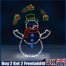 DIY Outdoor Snowman Light Up