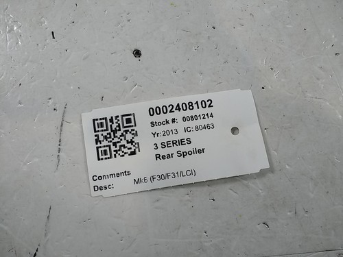 Bmw series spoiler - 3, 320d