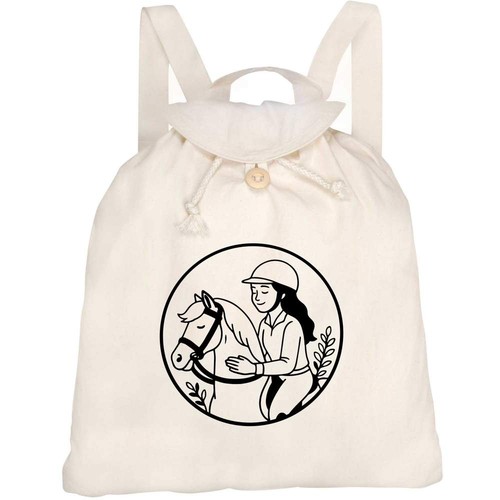 Horse rider canvas - 'horse,