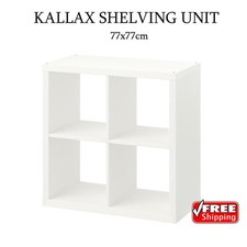 4 Tier Shelving Unit White