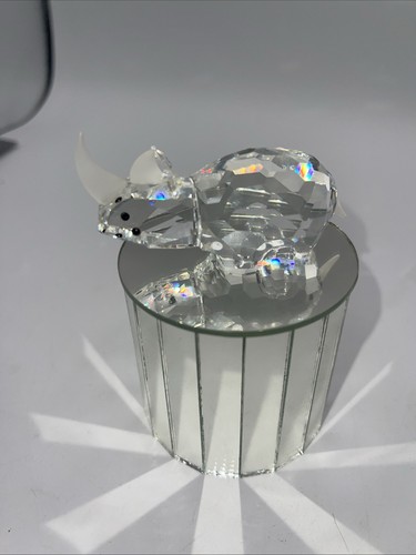 Swarovski crystal rhinoceros - crystal,