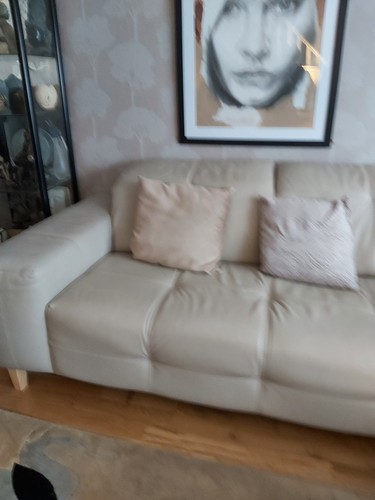 Leather corner sofa - leather,