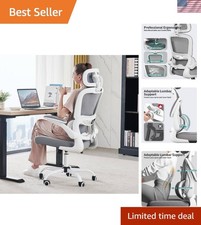 Comfortable White Office Chair