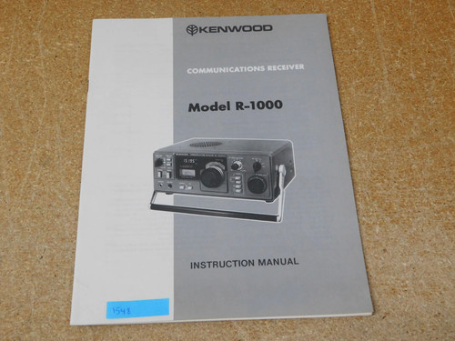 Kenwood 1000 communications - r-1000,