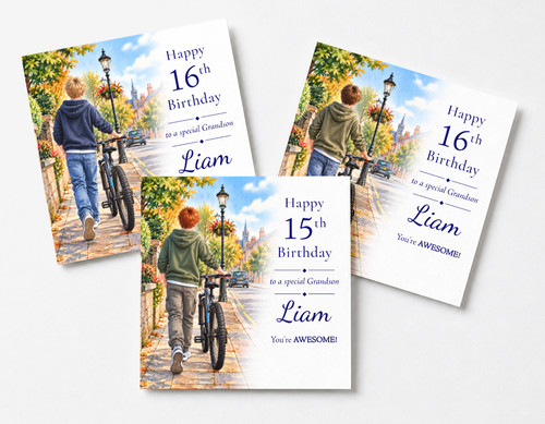 Boy mountain bike personalised - boy,