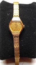 Vintage Ladies gold coloured Accurist 17 jewel watch in original box