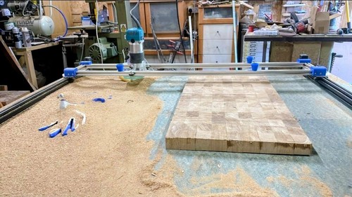 New wood facing - router, 900mm