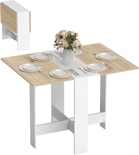 Homcom folding dining table - dining,