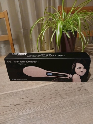 Hair straightening brush - hair,