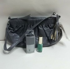 NEW Matalan Women's small Gray handbag FREE ACCESSORIES. BUNDLE