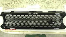 MIT GLOSS BLACK FRONT GRILLE FOR RANGE ROVER L322 SUPERCHARGED MODEL 2006-2009