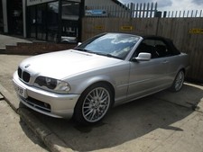 BMW E46 3 SERIES CONVERTIBLE COUPE SINGLE BLACK WHEEL BOLT BREAKING M42 2002