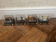 4X James Bond 007 Toy Shell Fuel Collectable Film Cars Set Aston Martin