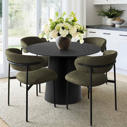 Set 6 upholstered - of,