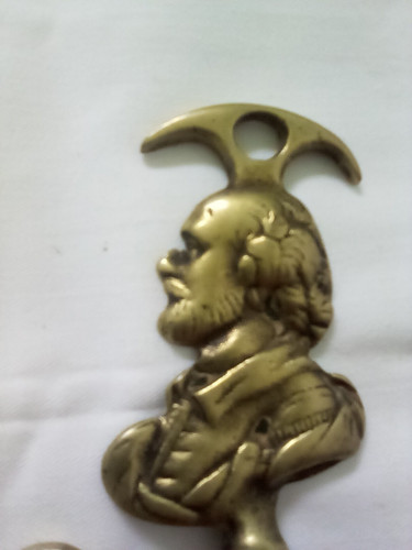 Antique vintage brass handle - antique,