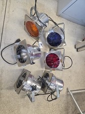 Chrome PAR56 300w stage lantern theatre lighting x6 used working vintage upcycle