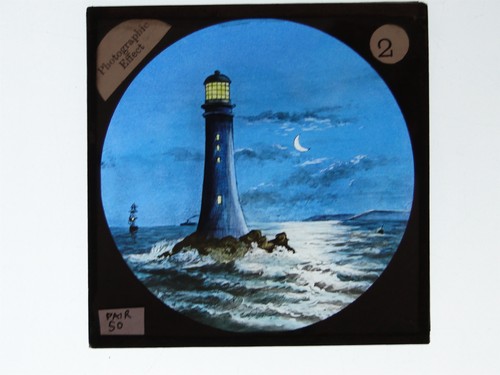 Lighthouse sea night moon - night,