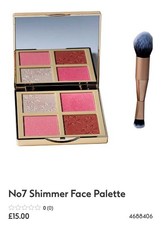 No 7 Shimmer Face Palette