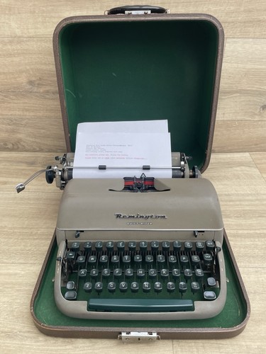 Remington quiet riter vintage - remington,