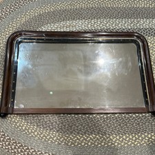 Attractive Antique Victorian Ebonised and Gilt Over Mantel Mirror Or Hall Mirror