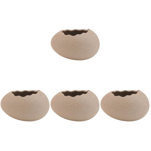 4pcs ceramic bowl - 4pcs, cracked
