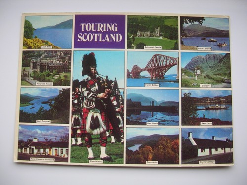 Scotland postcard loch - postcard,