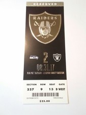 2017 Oakland Raiders Seattle