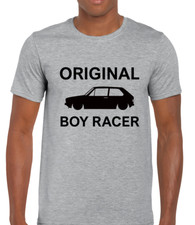 ORIGINAL BOY RACER MENS T SHIRT TEE CAR DESIGN COOL GOLF CAR LOVER RACING CARS