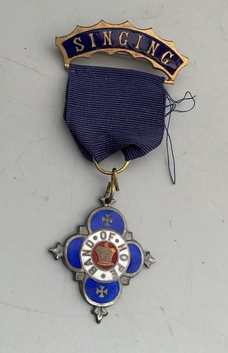 Hallmarked silver enamel - hallmarked, &