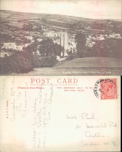 Combe martin from park - from,