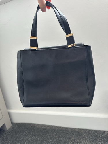 Tula black leather top handle - tula,