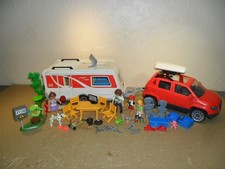 PLAYMOBIL CARAVAN + CAR ( Camping Accessories,Figures,Holiday)
