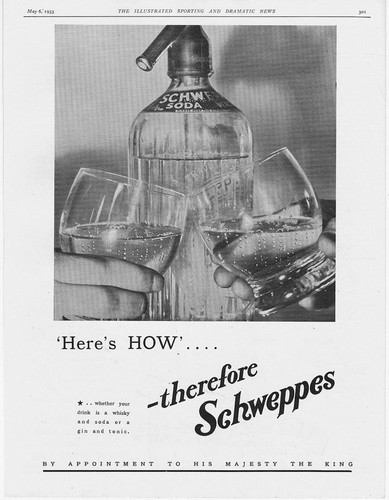 Schweppes soda water vintage - schweppes,