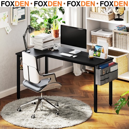 Shaped computer desk - computer,