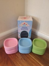 Trostisar Multicolour Stackable Baby Bed Blocks - Pink, Blue and Green