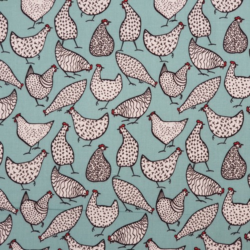 100 cotton fabric - cotton, chicken