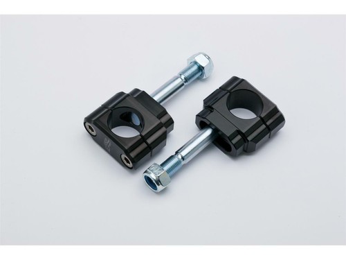 Renthal handlebar clamps - handlebar, gas