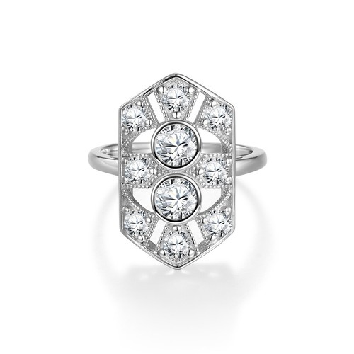 Ladies art deco design solid - deco,