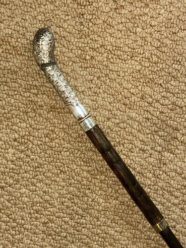 Antique petite walking stick - antique,