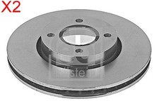 Front brake disc pcs - disc, x2