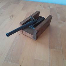 Mini Desk Canon Handmade Scratch Built Model Matchstick Toy