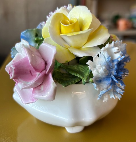 Vtg radnor bone china floral - vtg.,