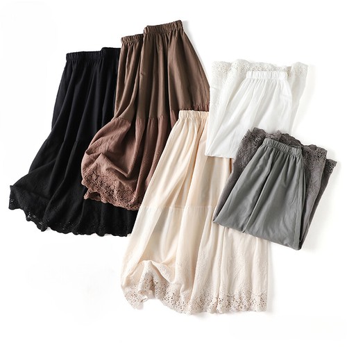 Lady mori embroidery hem - embroidery,