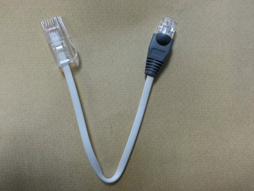 Flat telephone cable - 2.5m,