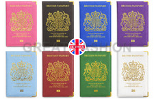British passport cover - british,
