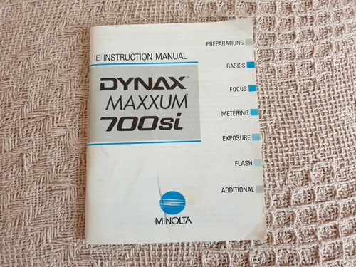 Minolta dynax maxxum - minolta,
