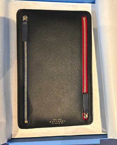 Smythson men panama - men's, leather
